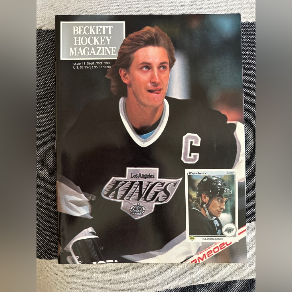 Vintage Beckett Hockey Magazine Gretzky Issue 1